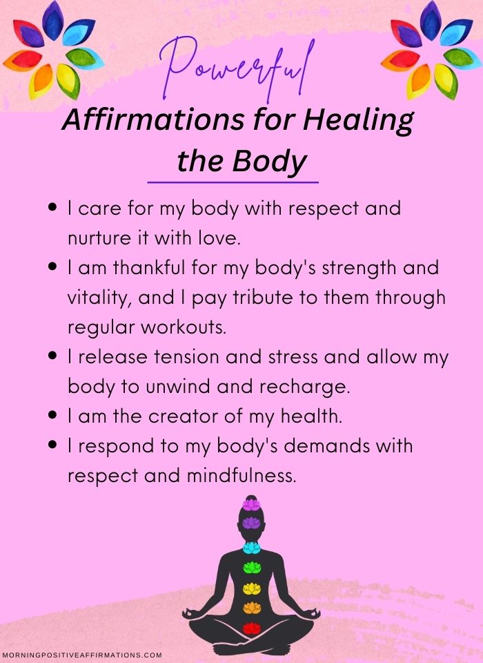 Affirmations for Healing the Body