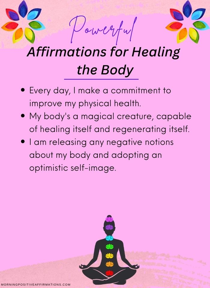 Affirmations for Healing the Body