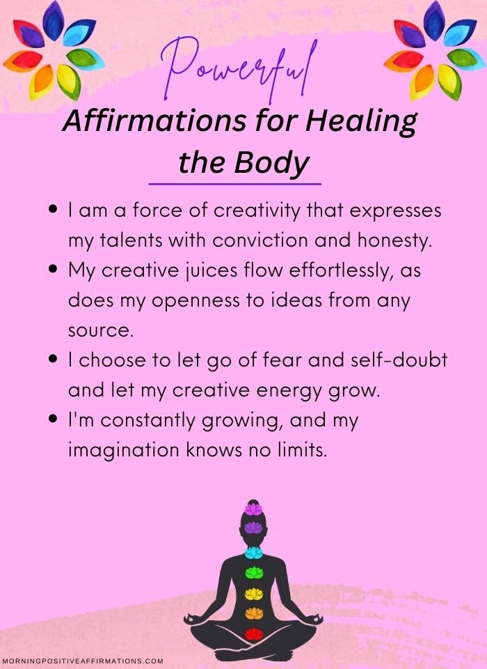 Affirmations for Healing the Body