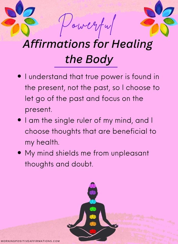 Affirmations for Healing the Body