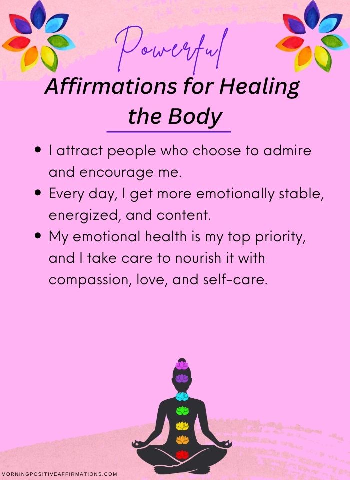 Affirmations for Healing the Body