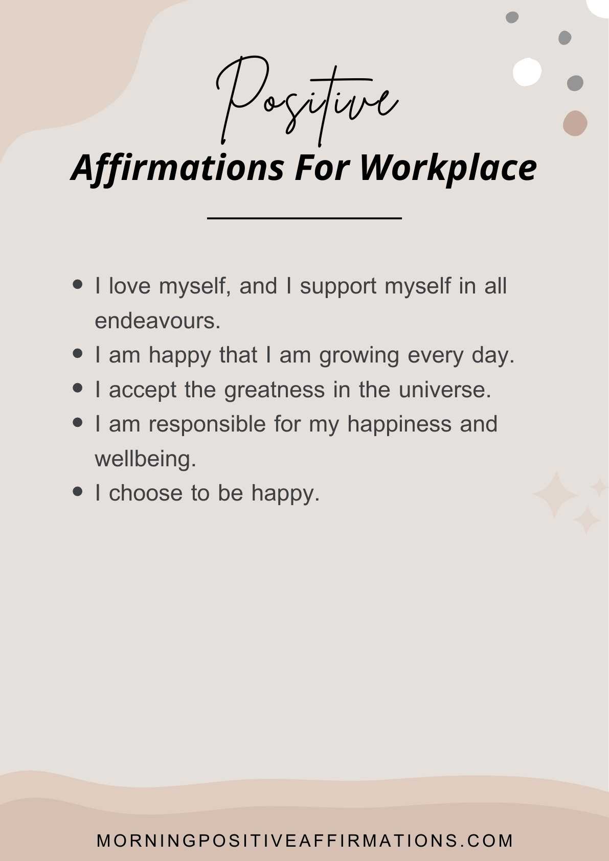 100+ Morning Positive Affirmations For Workplace