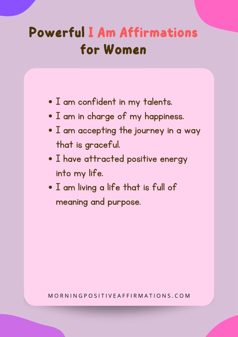 100+ Powerful I Am Affirmations for Women