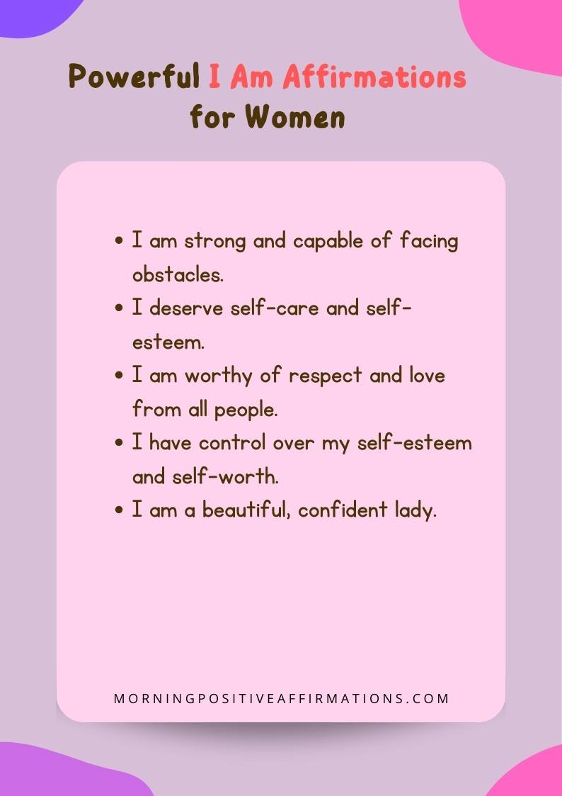 100+ Powerful I Am Affirmations for Women